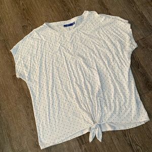 White Apt. 9 Short Sleeve Top